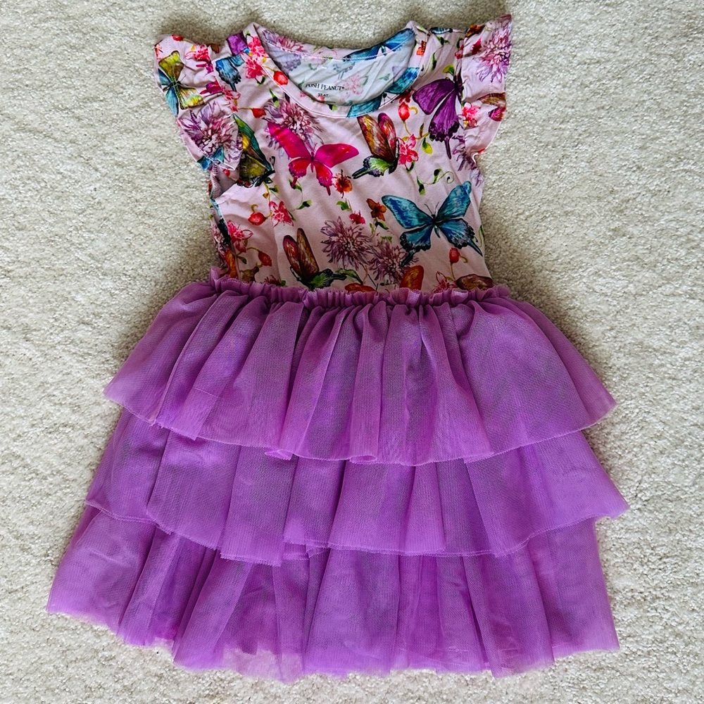 Posh Peanut Tutu Butterfly Dress